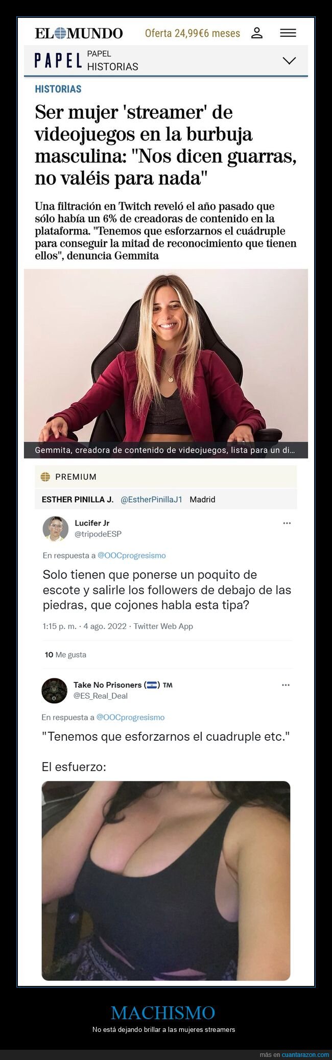 machismo,streamers,mujeres