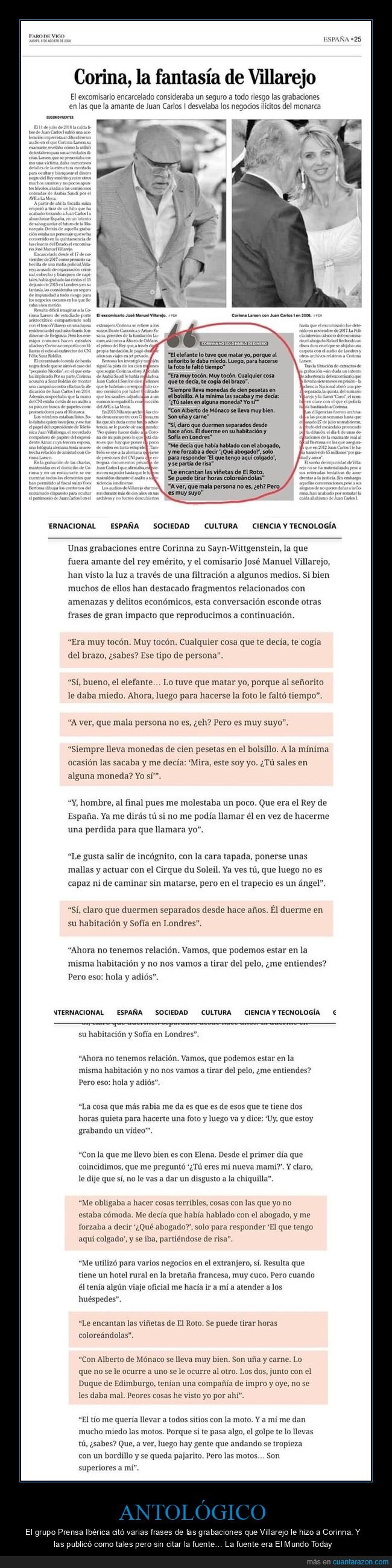 el mundo today,villarejo,prensa ibérica,corinna,fails