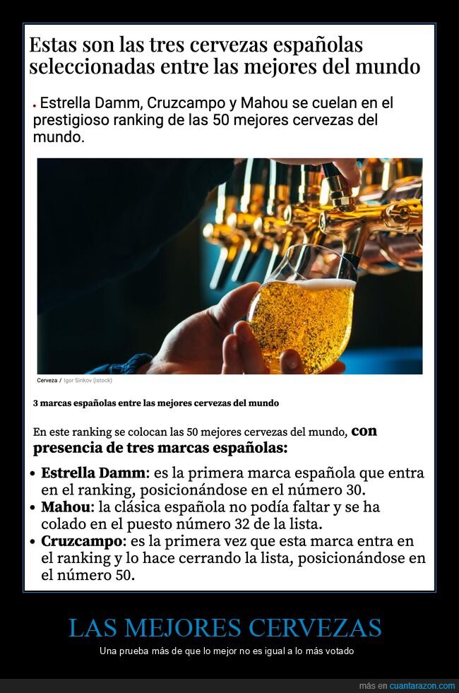 cervezas,españolas,mejores