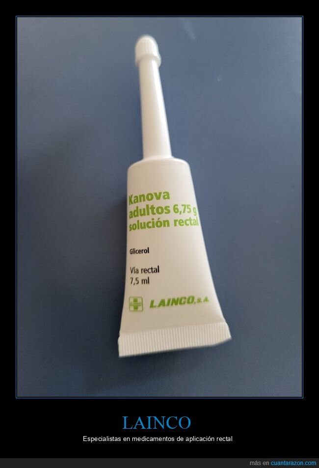 lainco,aplicación rectal,nombres