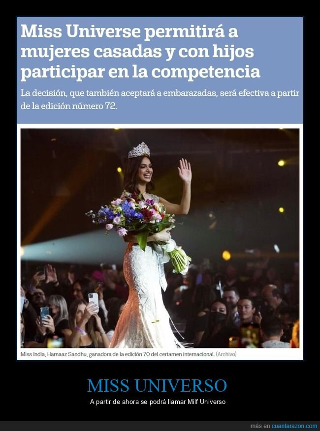 miss universo,casadas,hijos