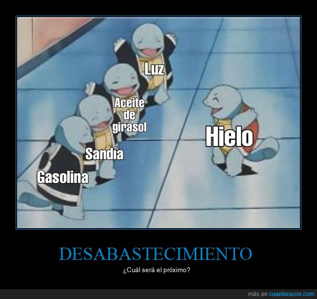 desabastecimiento,hielo