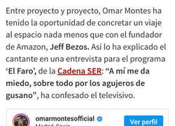 Enlace a Los miedos de Omar Montes en su viaje al espacio