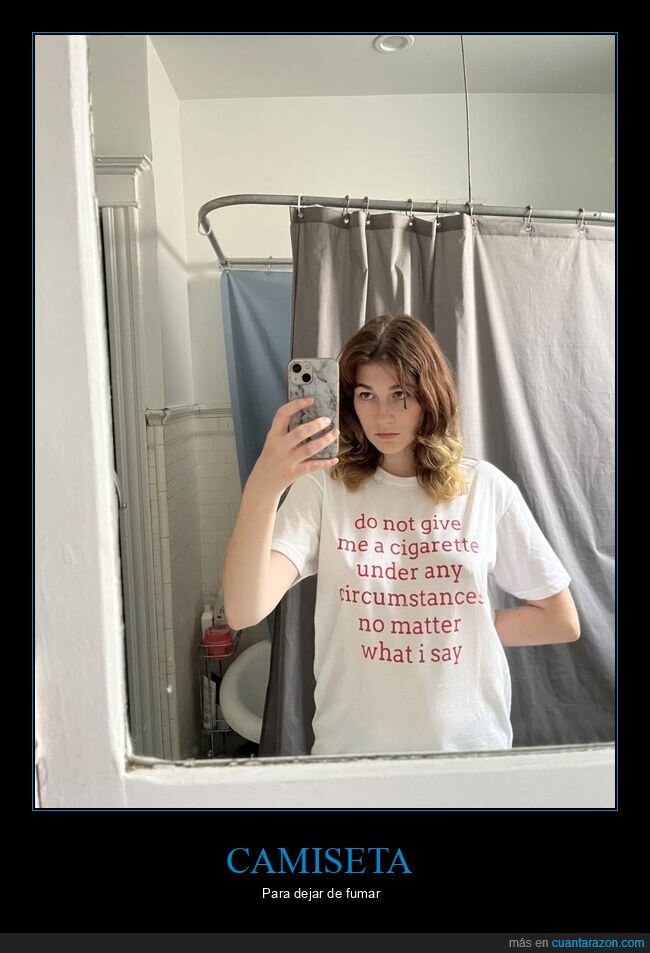 camiseta,dejar de fumar