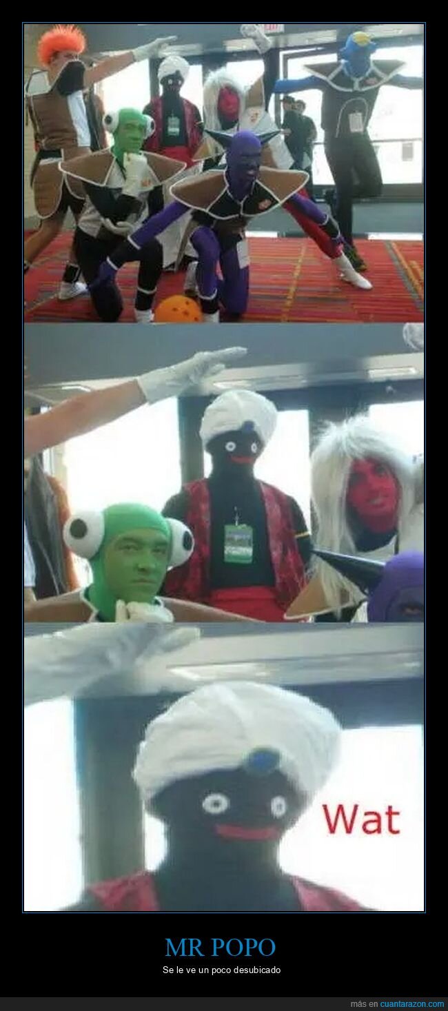 cosplay,disfraces,dragon ball,fuerzas especiales,mr popo