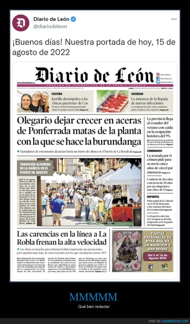 periódico,titular,portada,fails