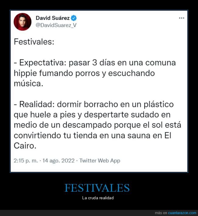 festivales,expectativa,realidad