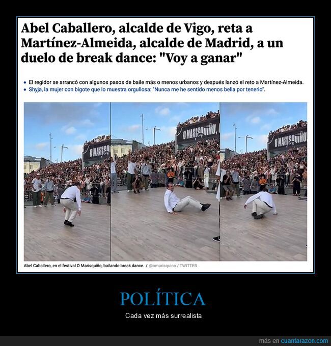 abel caballero,almeida,breaking dance,políticos,wtf