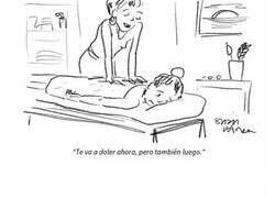 Enlace a Ingeniosos cómics en una sola viñeta creados por Sofia Warren, dibujante del New Yorker