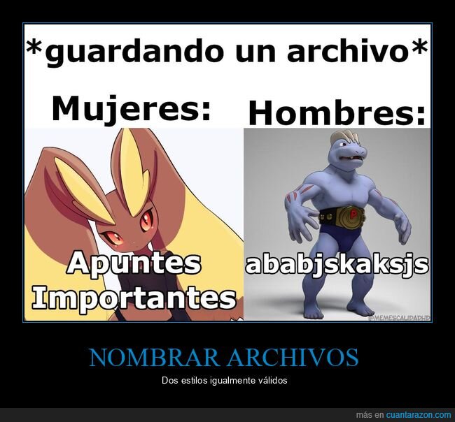 guardar,archivo,nombrar,hombres,mujeres