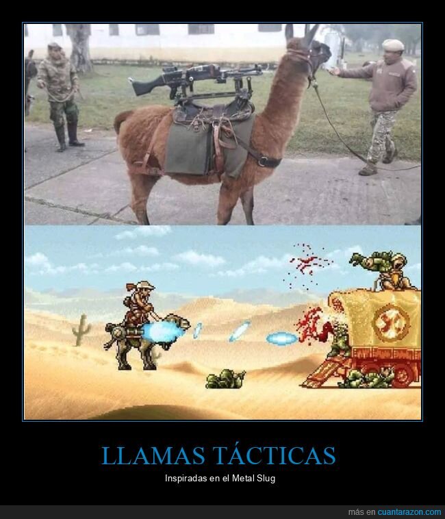 metal slug,llama,juego,armas