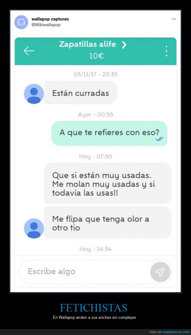 wallapop,zapatillas,usadas