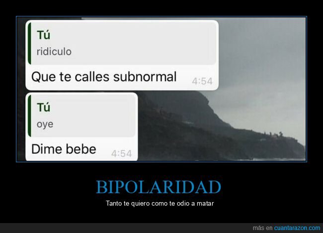 dime bebe,whatsapp,bipolar