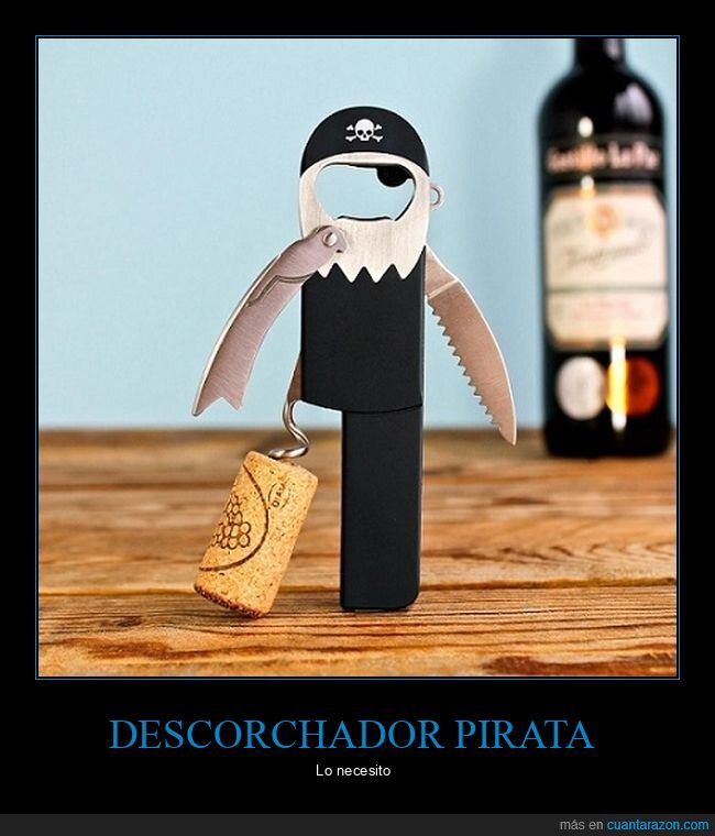 descorchador,pirata