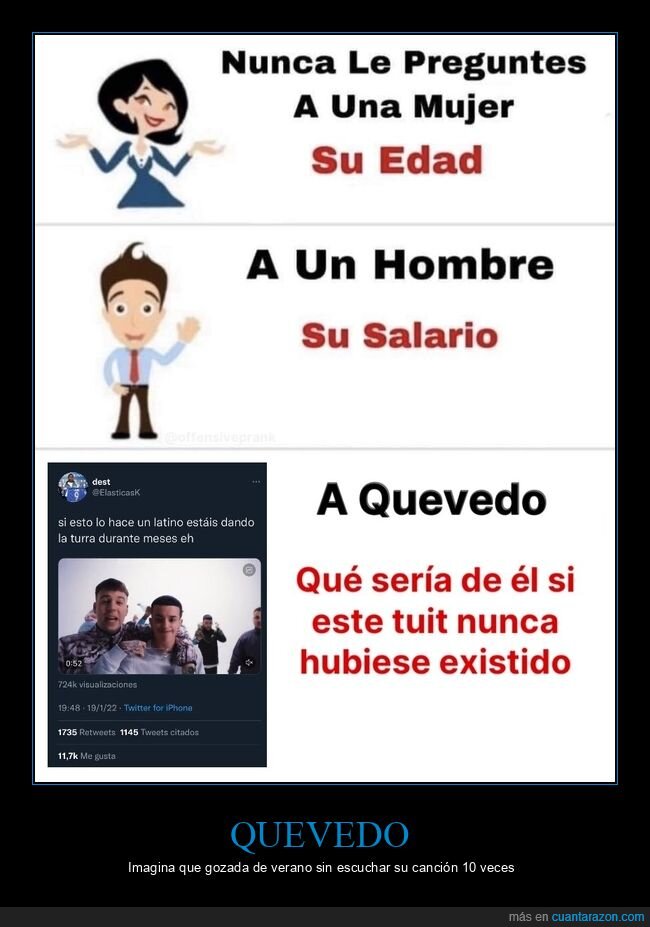 quevedo,salario,edad,preguntar,tweet,latino