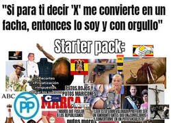 Enlace a Facha starter pack