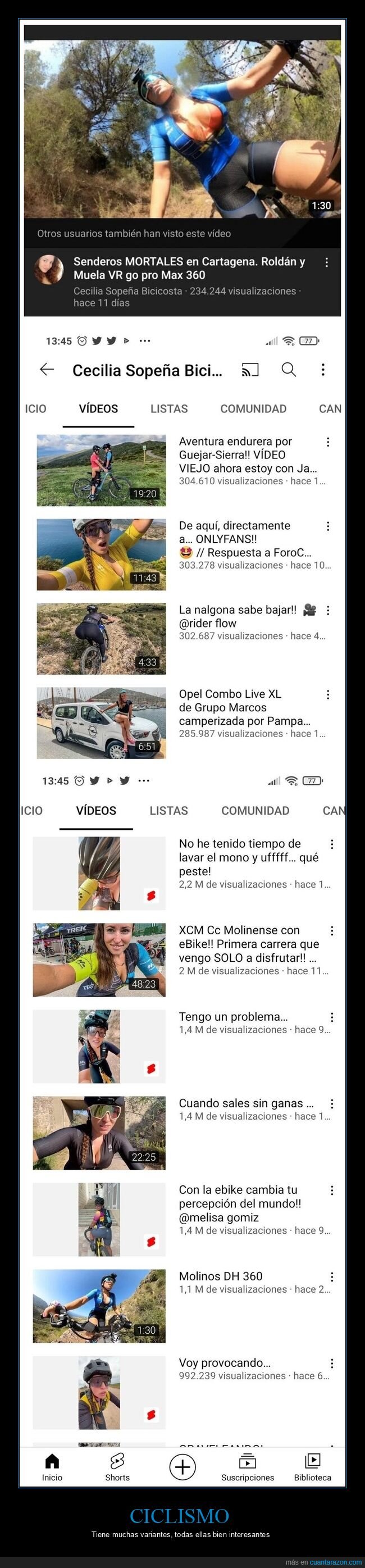 influencer,ciclista,enseñar