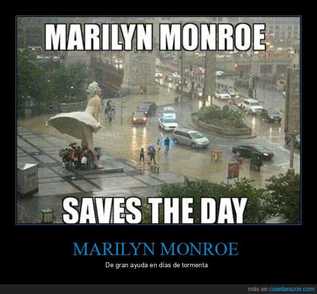 falda,marilyn monroe,lluvia