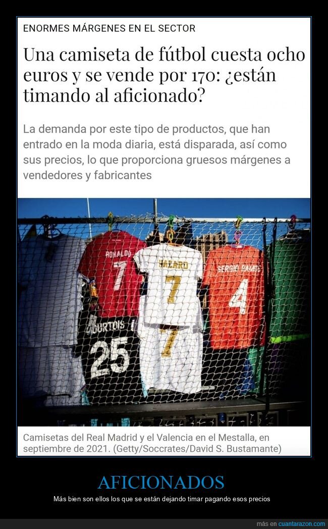 camisetas,fútbol,precios