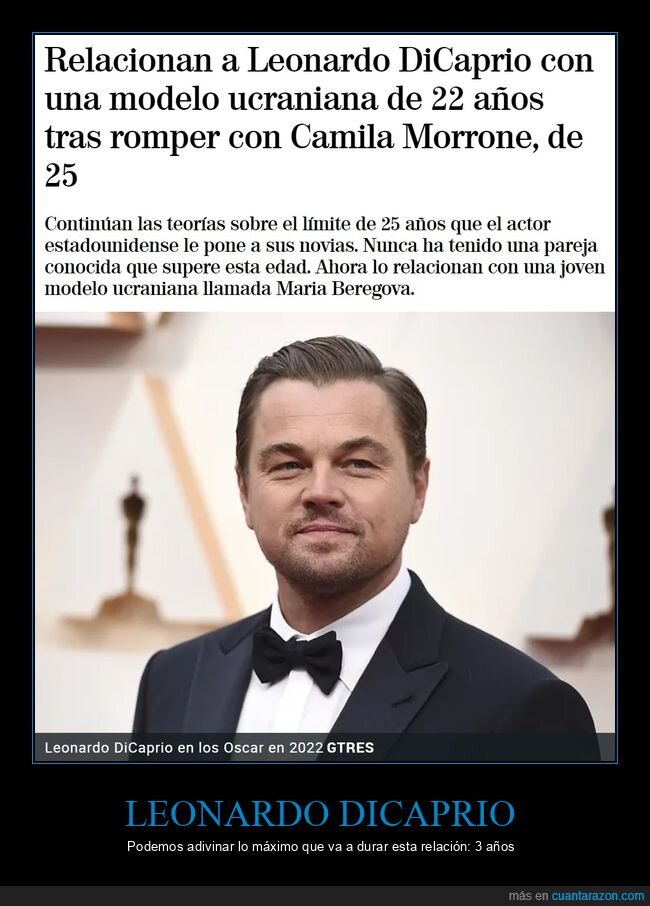 leonardo dicaprio,modelo,edad