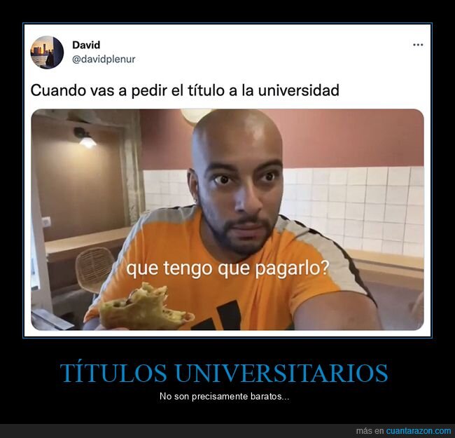 borja escalona,pagar,título,universidad