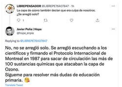 Enlace a Recordando cómo se solucionó lo del agujero en la capa de ozono