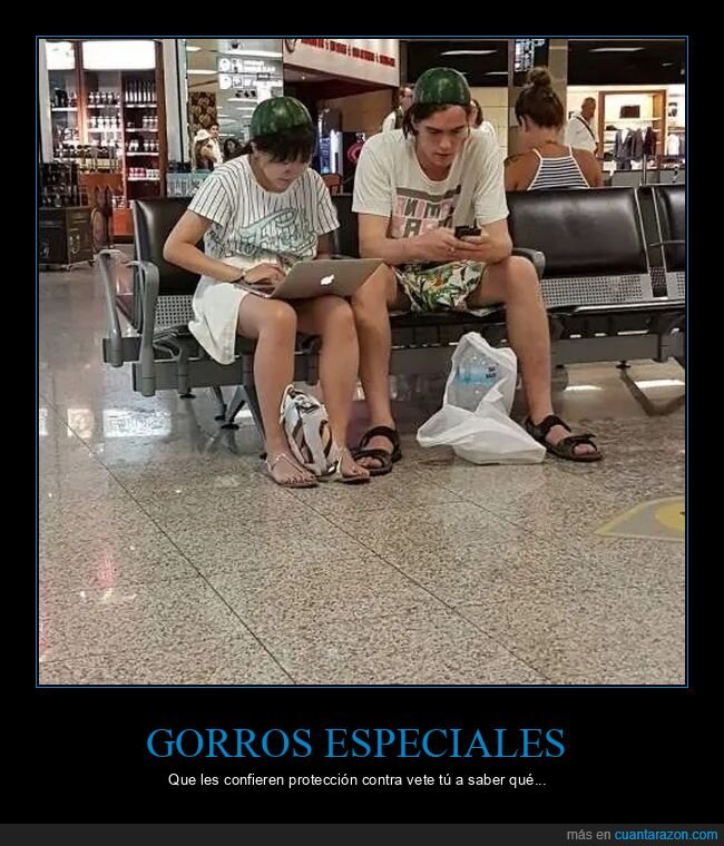 gorros,sandías,wtf