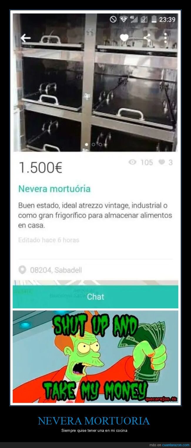 anuncios,nevera mortuoria,wallapop,wtf