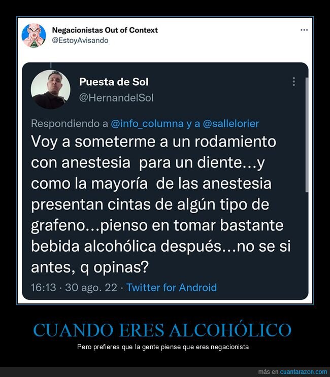 anestesia,conspiranoicos,dentista,grafeno,negacionistas