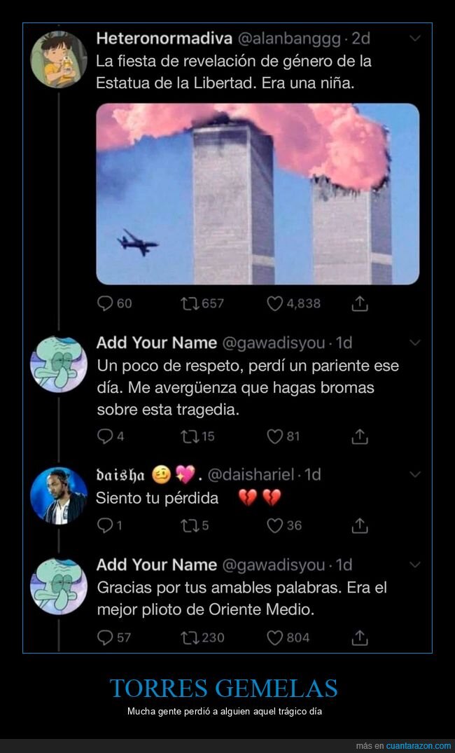 torres gemelas,piloto,trolling