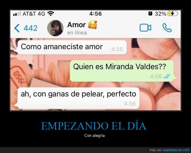 amanecer,novia,pelear,whatsapp