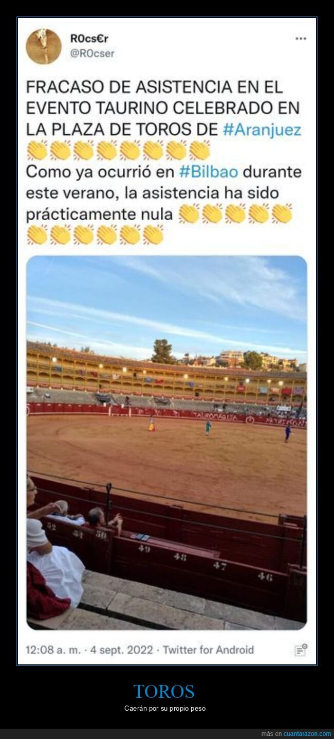 toros,asistencia