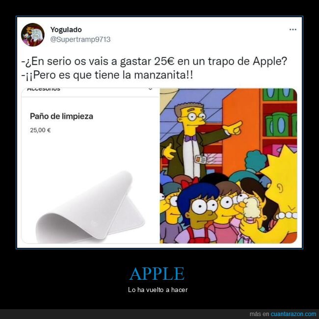 apple,limpieza,paño,wtf