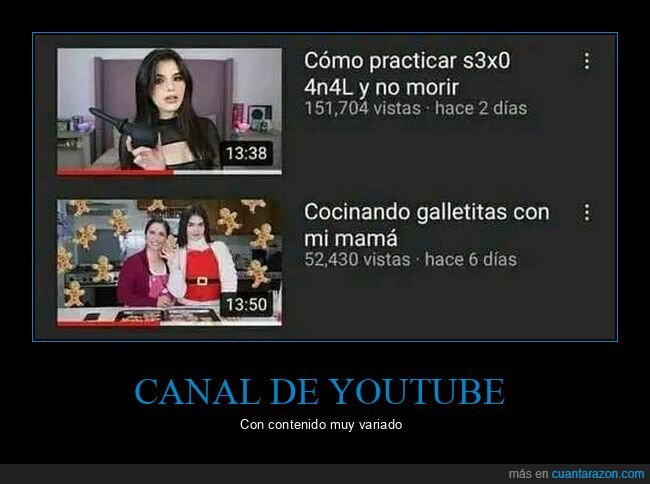 youtube,galletas,madre,wtf