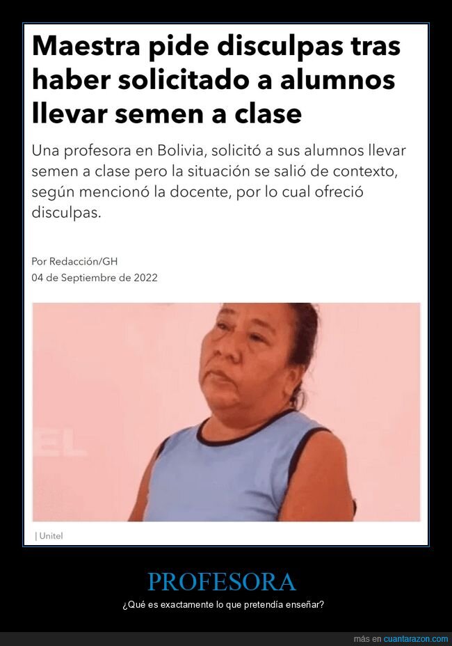 profesora,disculpas,alumnos,clase