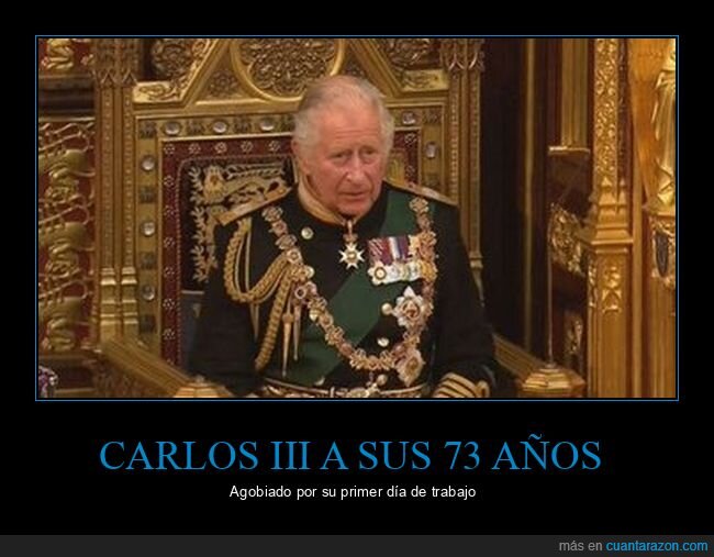 carlos iii,agobiado,trabajo