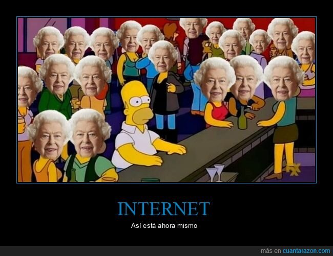 isabel ii,muerte,simpsons