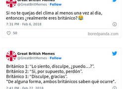 Enlace a Memes y publicaciones sobre Gran Bretaña que describen perfectamente a sus habitantes