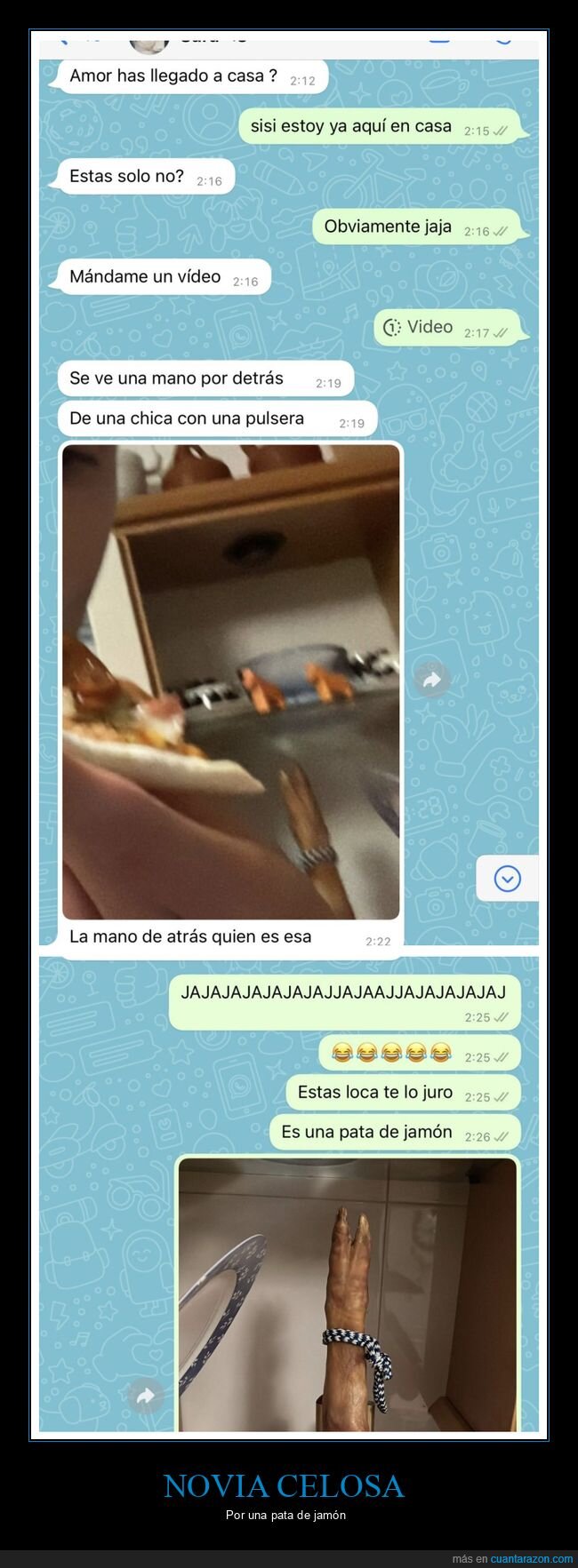 celos,novia,pata de jamón,fails