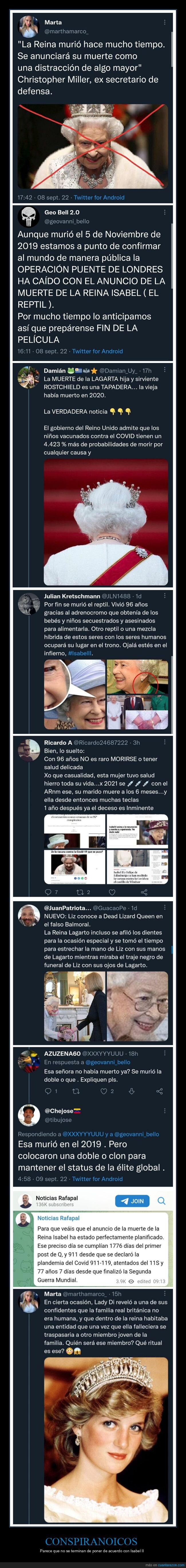 conspiranoicos,isabel ii,recopilaci&oacute;n