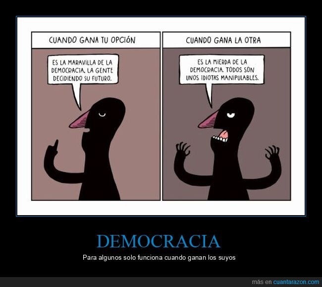 democracia,ganar,opción