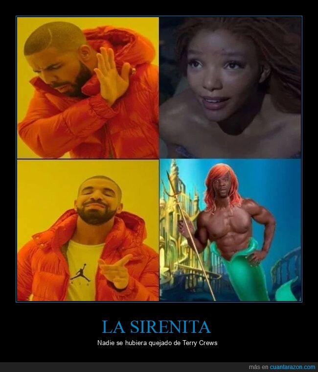 drake,la sirenita,terry crews