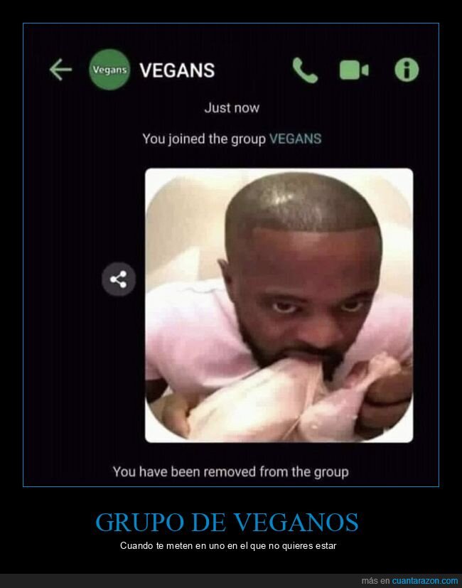 veganos,comiendo,pollo,crudo