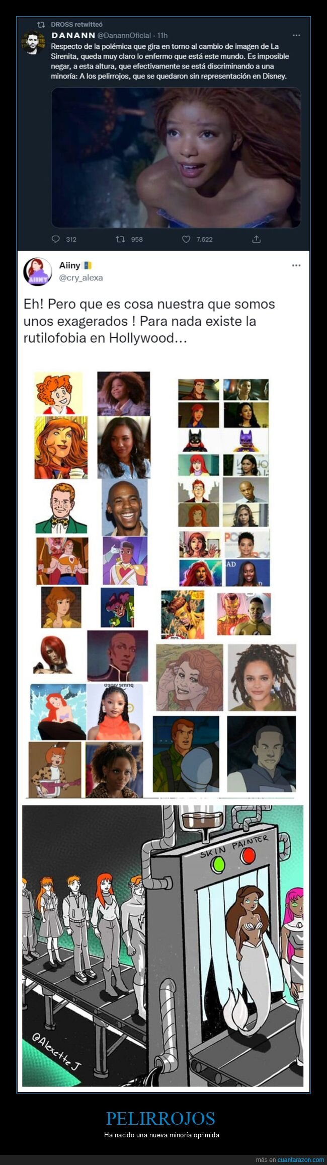 pelirrojos,minoría,oprimidos