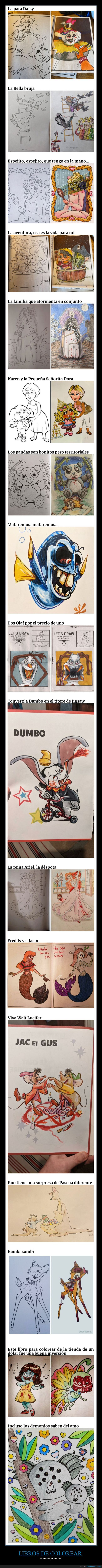 libros de colorear