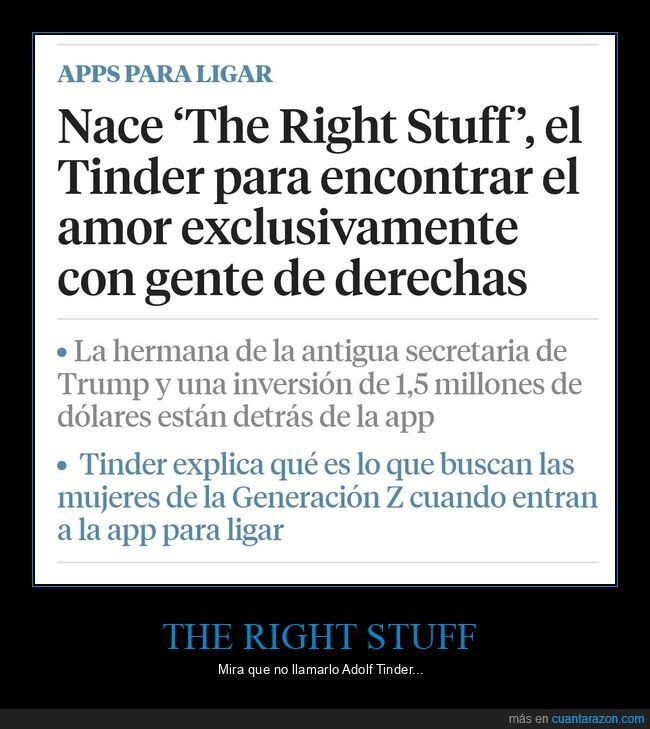 derechas,tinder