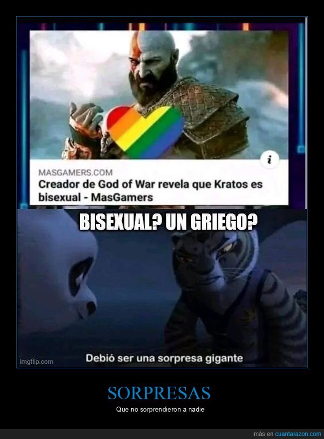 kratos,bisexual,griego,sorpresa