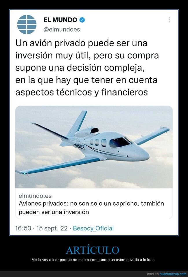 avión privado,comprar