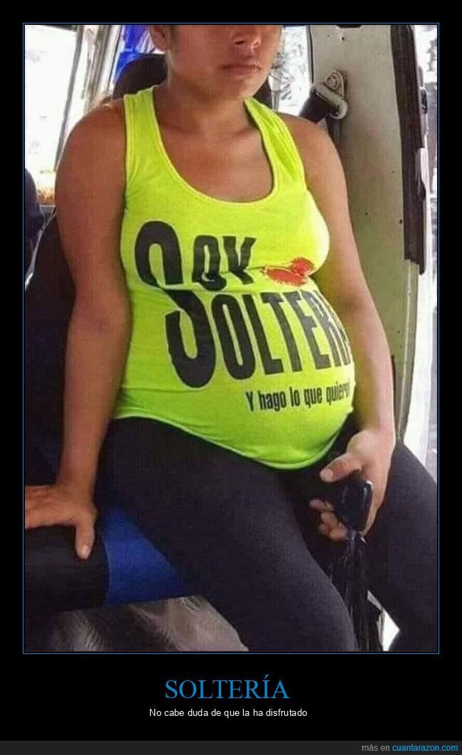 camiseta,embarazada,soltera