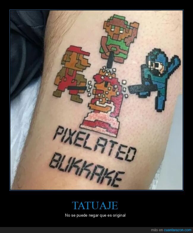 link,mario,mega man,tattoo